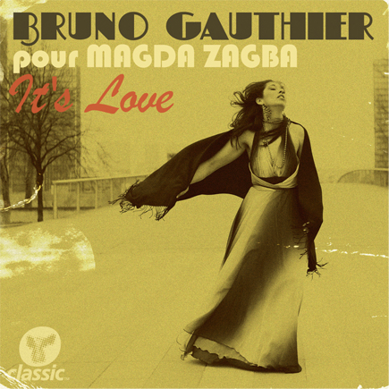 bruno gauthier featuring magda zagba it's love sleeve/artwork